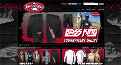 Desktop Screenshot of basskingclothing.com