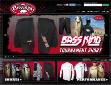 Tablet Screenshot of basskingclothing.com